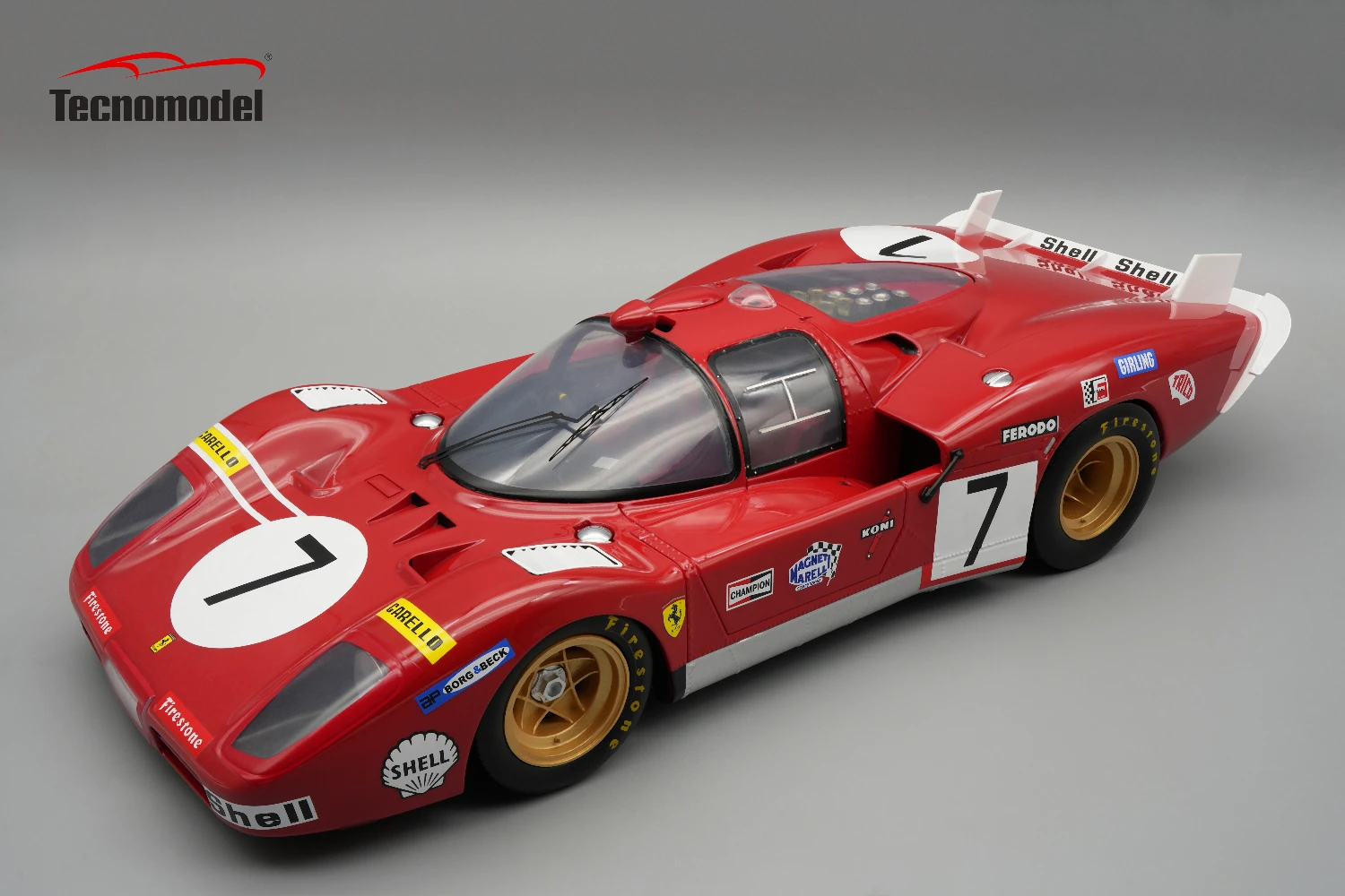 TM12-02C Ferrari 512S Long Tail #7 24h LeMans SEFAC 1970 Drivers: Bell- Peterson