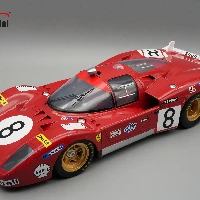 TM12-02D Ferrari - 512S 5.0L v12 Long Tail team spa Ferrari SEFAC #8 24h Le Mans 1970 A.Merzario - C.Regazzoni