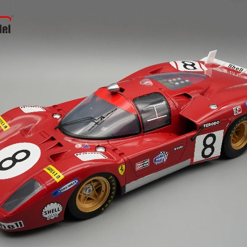 TM12-02D Ferrari - 512S 5.0L v12 Long Tail team spa Ferrari SEFAC #8 24h Le Mans 1970 A.Merzario - C.Regazzoni