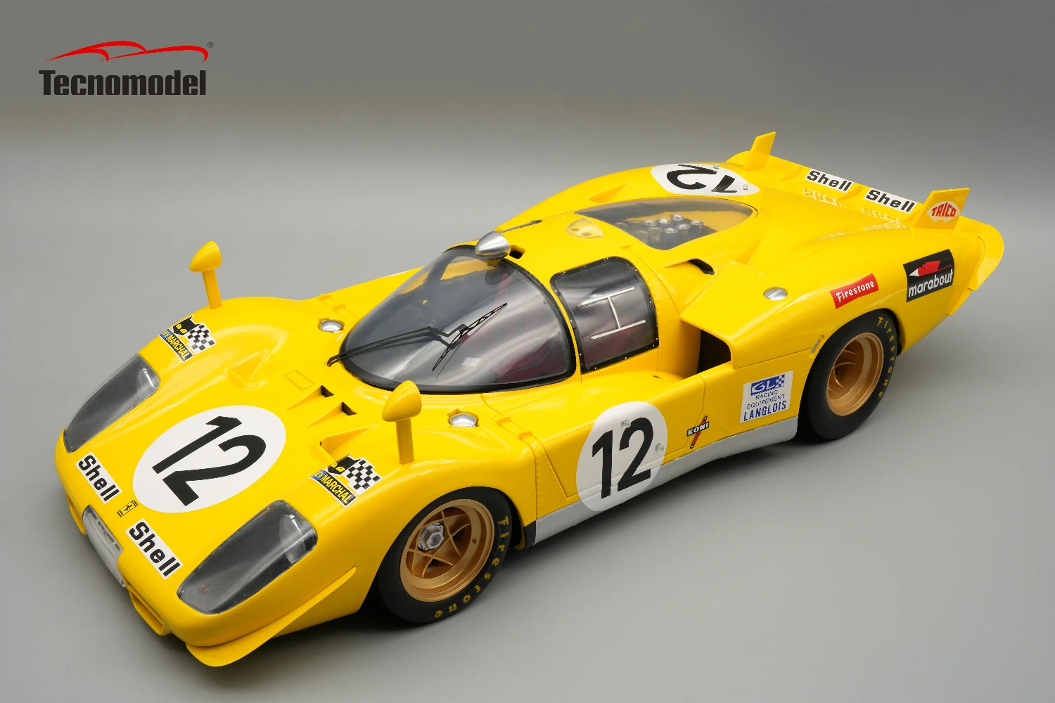 TM12-02F Ferrari 512 S Filippinetti Ecurie Francorchamp car #12 Driver: De Fierland - Walker
