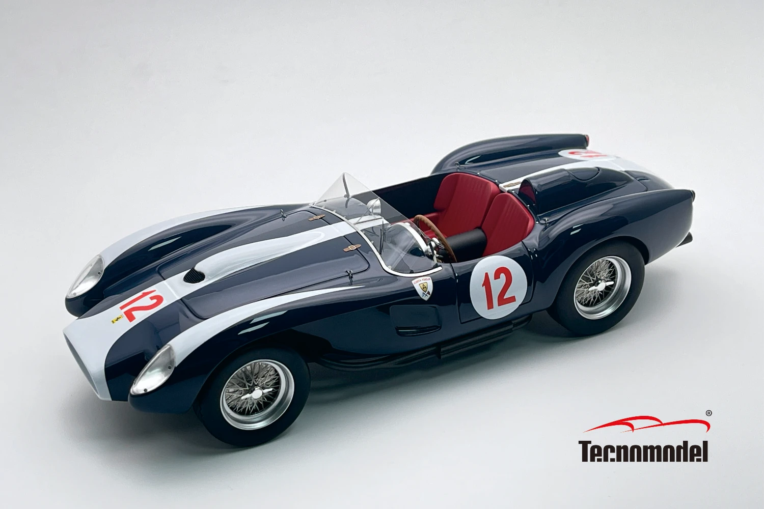 Ferrari 250 TR Pontoon-Fender Eläintarhanajo 1958 Team Askolin 3°place car #12 Driver: C. Lincoln 