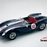 Ferrari 250 TR Pontoon-Fender Eläintarhanajo 1958 Team Askolin 3°place car #12 Driver: C. Lincoln 