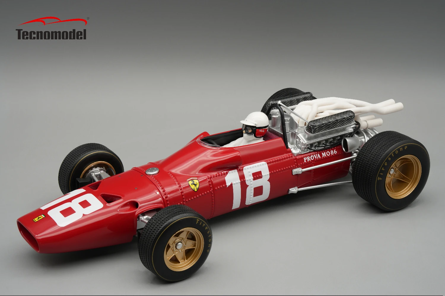 Ferrari 312 F1-67 1967 Monaco GP Driver: Lorenzo Bandini Car # 18