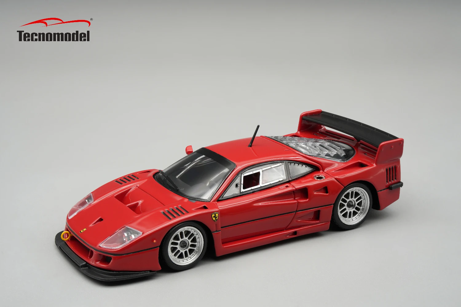 Ferrari F40 LM 1996 Press version Red with  Enkei Silver wheels