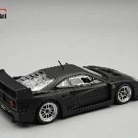  Ferrari F40 LM 1996 Press Version Matt Black Colour with Enkei Silver wheels