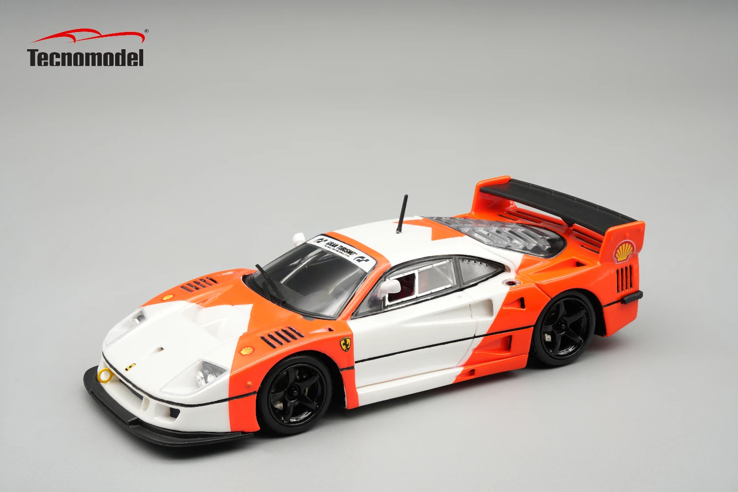 Ferrari F40 LM 1996  Red and White with Black Wheels