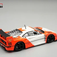 Ferrari F40 LM 1996  Red and White with Black Wheels