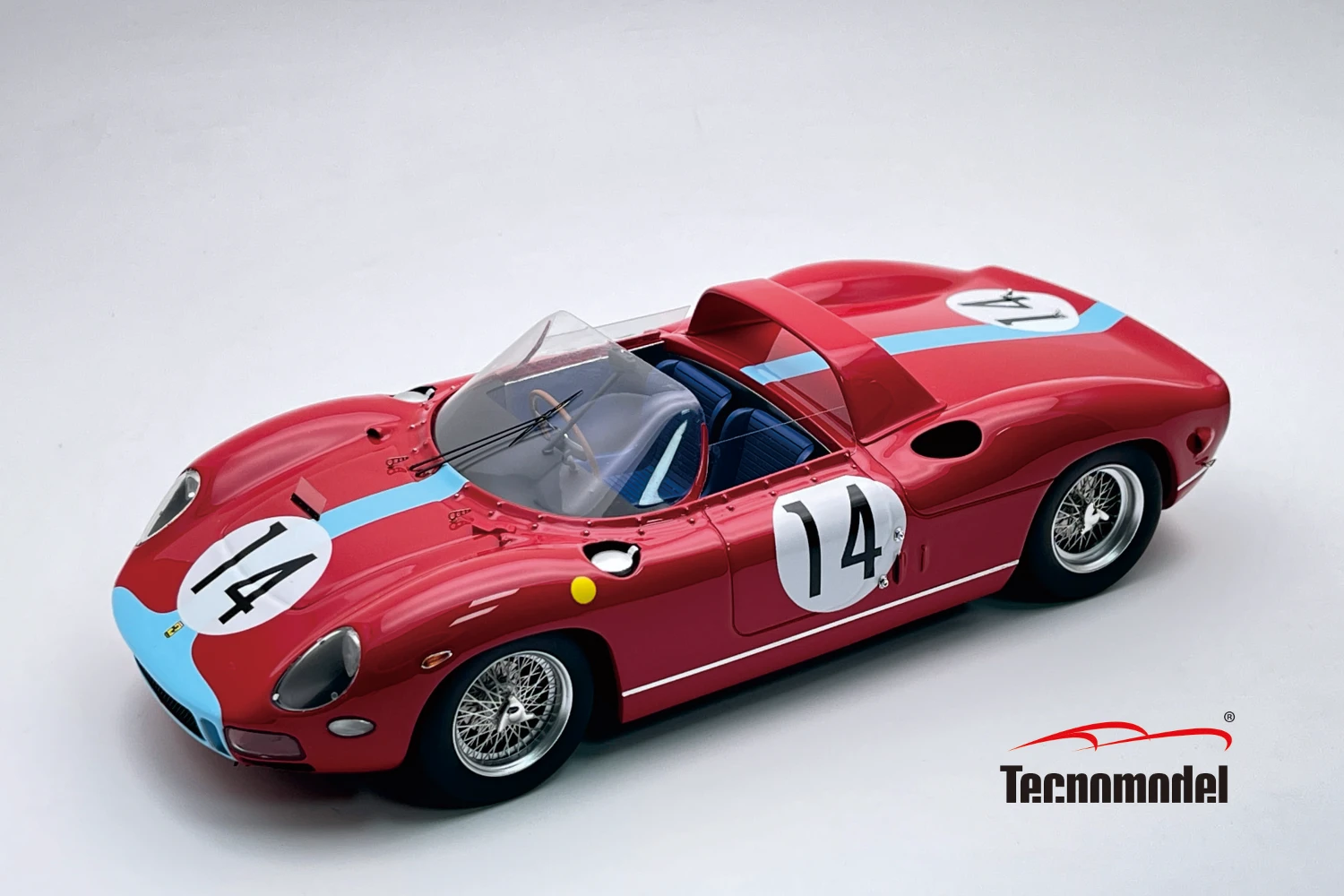 Ferrari 330P Le Mans 24h 1964 car #14 Maranello Concessionaires 2° place Driver G. Hill - J. Bonnier
