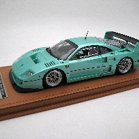 Ferrari F40 LM 1996 Press Version Light metallic Blue THIS MODEL CAMES WITH THE SHOWCASE INCLUDED
