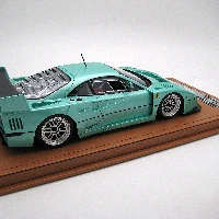 Ferrari F40 LM 1996 Press Version Light metallic Blue THIS MODEL CAMES WITH THE SHOWCASE INCLUDED