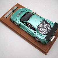 Ferrari F40 LM 1996 Press Version Light metallic Blue THIS MODEL CAMES WITH THE SHOWCASE INCLUDED