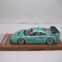 Ferrari F40 LM 1996 Press Version Light metallic Blue THIS MODEL CAMES WITH THE SHOWCASE INCLUDED