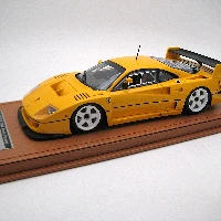 Ferrari F40 LM 1996 Press Yello Modena with white wheels THIS MODEL CAMES WITH THE SHOCASE INCLUDED