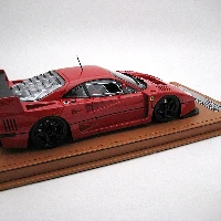 Ferrari F40 LM 1996 Press Red with Black wheels THIS MODEL CAMES WITH THE SHOWCASE INCLUDED