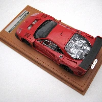 Ferrari F40 LM 1996 Press Red with Black wheels THIS MODEL CAMES WITH THE SHOWCASE INCLUDED