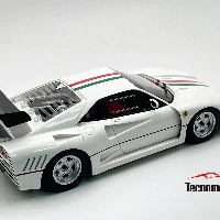Ferrari 288 GTO Evoluzione 1985 white Italian flag stripe