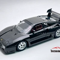 Ferrari 288 GTO Evoluzione 1985 Metallic Black Silver Wheels