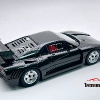 Ferrari 288 GTO Evoluzione 1985 Metallic Black Silver Wheels