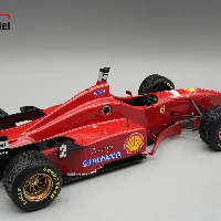 Ferrari F310 1996 Spain GP Raining Tyres Driver Eddie Irvine 
