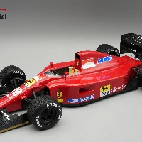 Ferrari 642 F1 1991  British GP Driver Jean Alesi Raining Tyres
