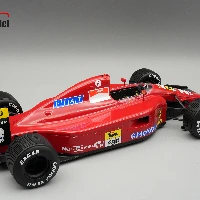 Ferrari 642 F1 1991  British GP Driver Jean Alesi Raining Tyres