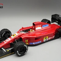 Ferrari 642 F1 1991 Imola GP Driver Alain Prost Raining Tyres