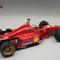 Ferrari F310 1996 Spain GP Raining Tyres Driver Eddie Irvine 