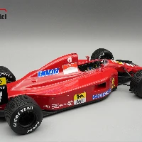 Ferrari 642 F1 1991 Imola GP Driver Alain Prost Raining Tyres