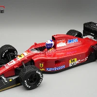 Ferrari 642 F1 1991 Imola GP Driver Alain Prost Raining Tyres