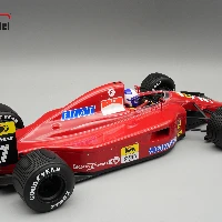 Ferrari 642 F1 1991 Imola GP Driver Alain Prost Raining Tyres