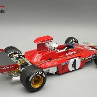 Ferrari 312B3-73 1973 Austria GP Driver Arturo Merzario Car #4 With Driver