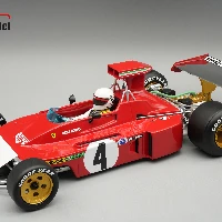 Ferrari 312B3-73 1973  Canada GP Driver Arturo Merzario Car #4 With Driver and Broke Nose