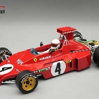 Ferrari 312B3-73 1973 Watkins Glen GP Driver Arturo Merzario Car #4 With Driver