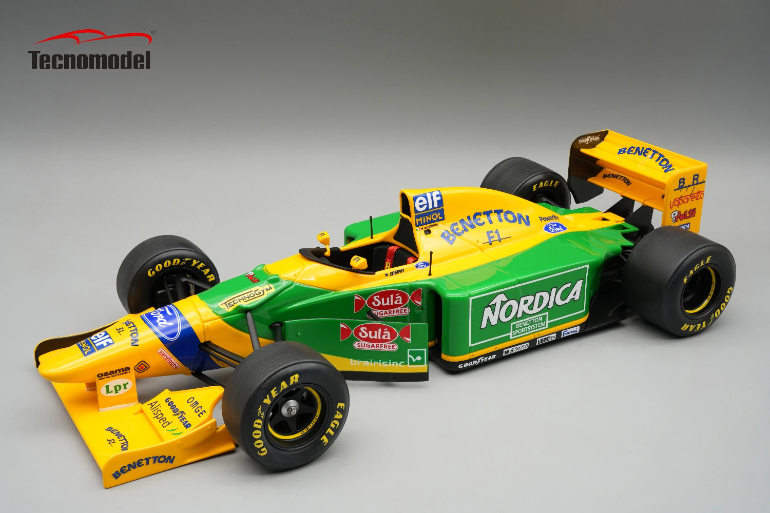 Benetton B193B 1993 Barcellona Test Driver Michele Alboreto