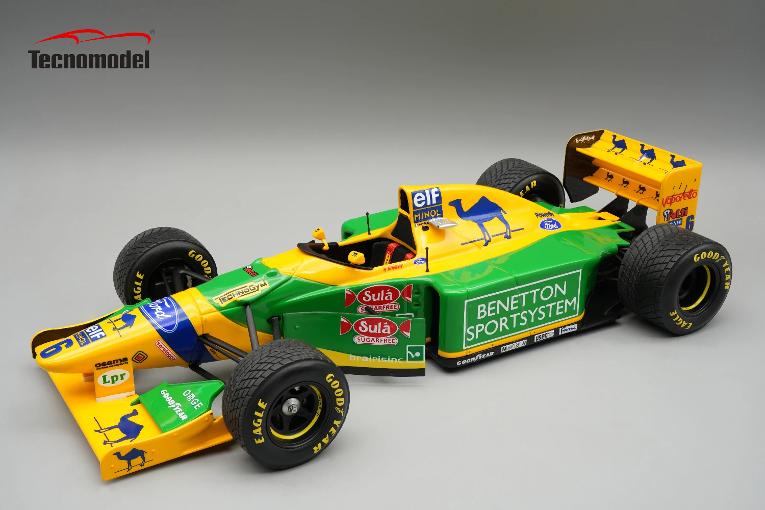 Benetton B193B 1993 Raining Tyres British GP Driver: Riccardo Patrese 