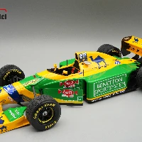 Benetton B193B 1993 Raining Tyres British GP Driver: Michael Schumacher 