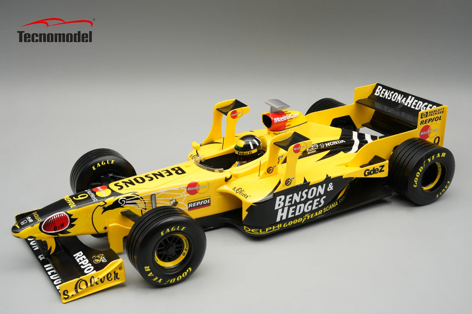 Jordan Honda  198 1998 Imola GP Driver Damon Hill Car # 9