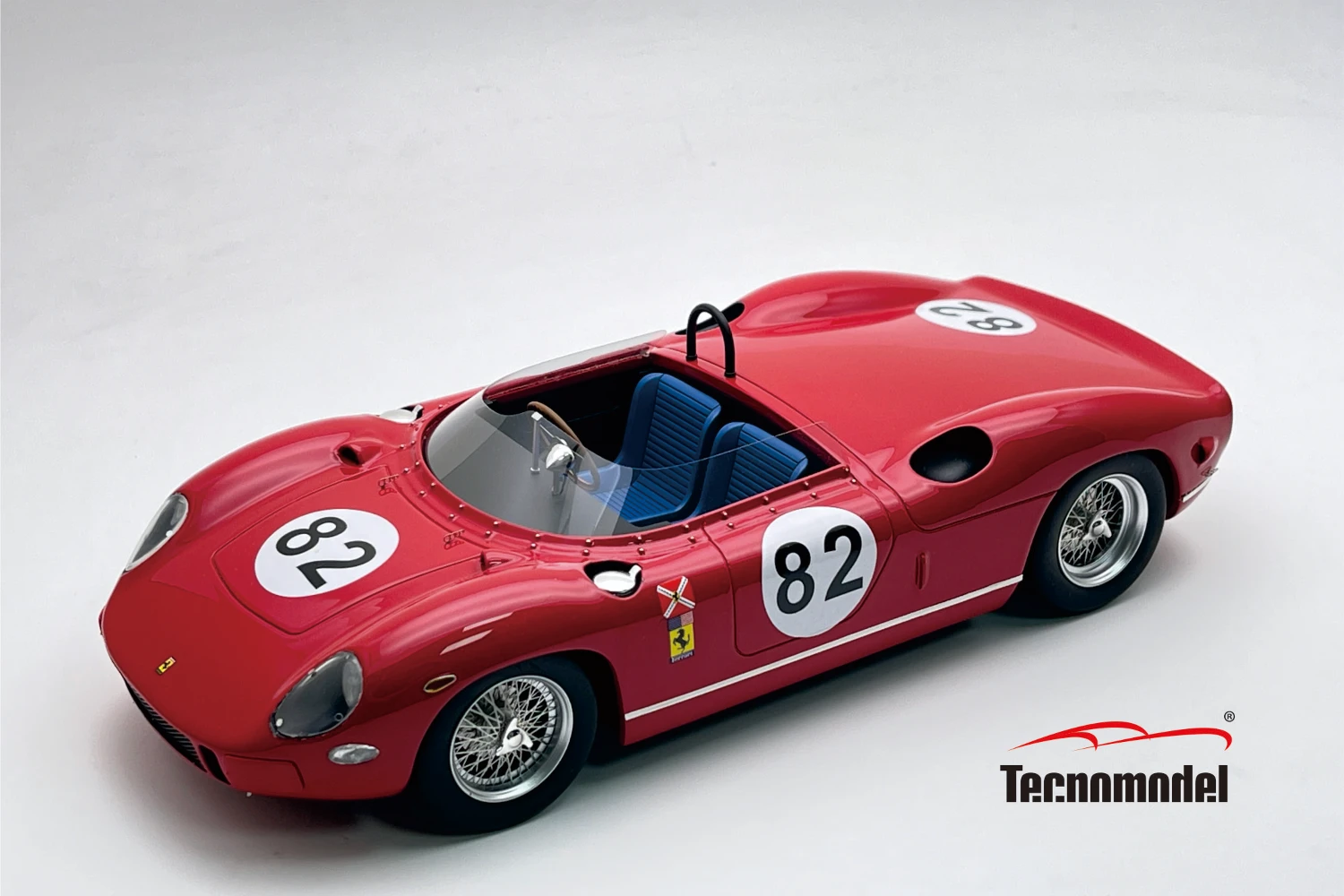 Ferrari 330P Bridgehampton 500 kms 1964 car #82 NART Driver J. Fulp 