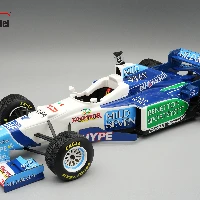 Benetton B196 1996  Spanish GP Driver Gherard Berger Raining Tyres car #4 