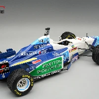 Benetton B196 1996  Spanish GP Driver Gherard Berger Raining Tyres car #4 