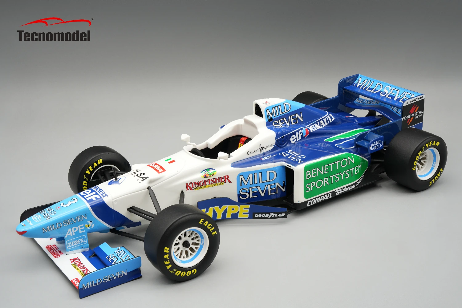 Benetton B196 1996 Argentina GP Driver Jean Alesi car #3