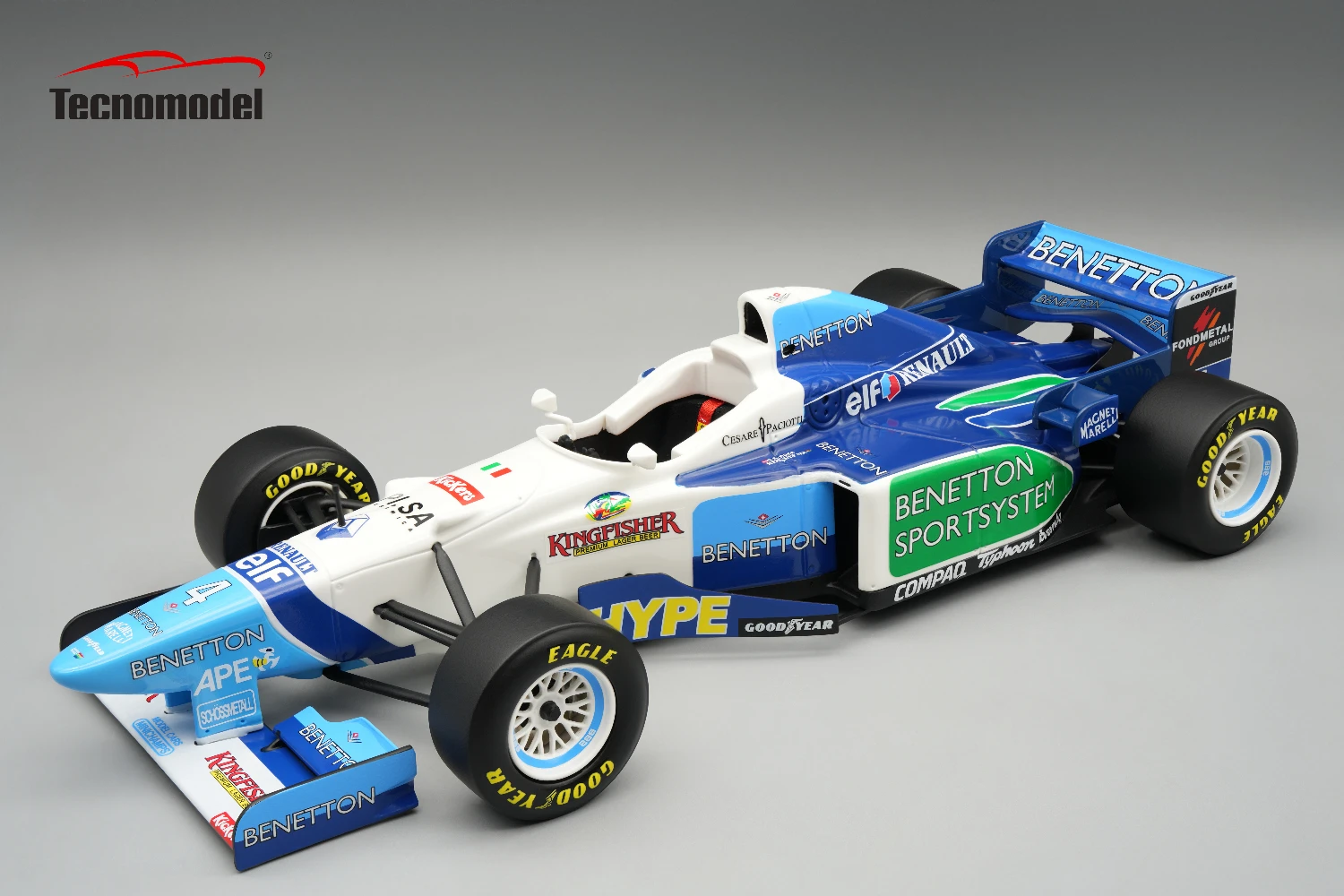 Benetton B196 1996 Monaco GP Driver Gherard Berger  car #4