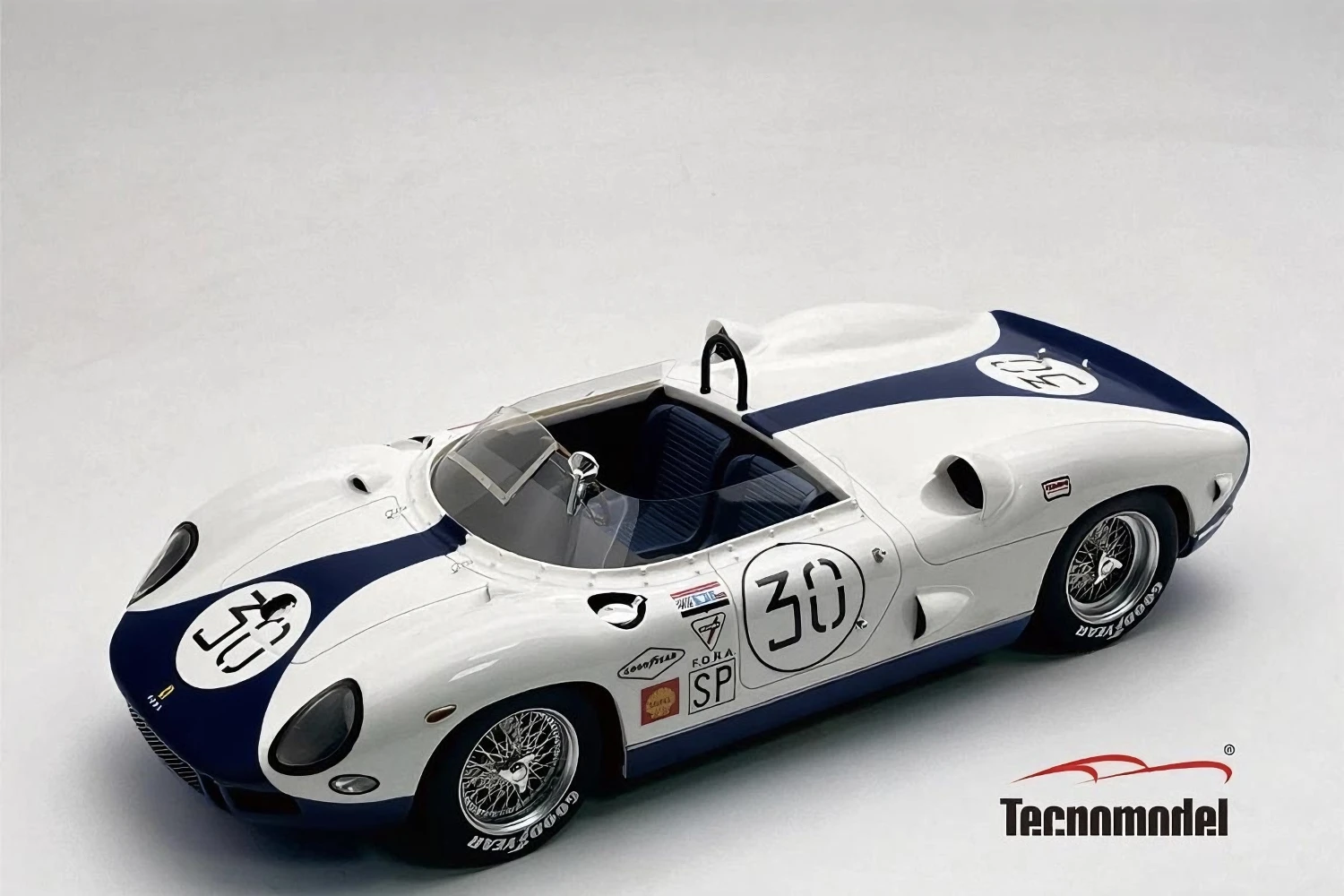 Ferrari 330P Sebring 12h 1965 car #30 Mecom Racing Team Driver: P. Rodriuguez - G. Hill