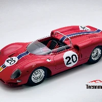 Ferrari 365 P2 Spyder NART Bridgehampton 500 Kms 2° place 1965 car #20 Driver: P. Rodriguez