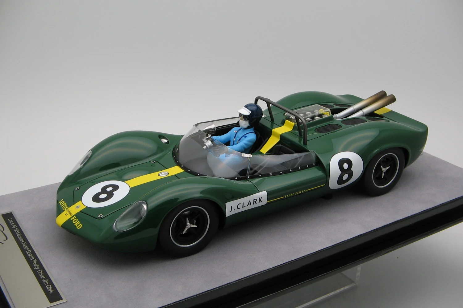 Lotus 40 1965 Brands Hatch Guards Trophy  Driver Jim Clark