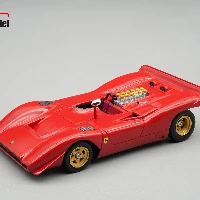 Ferrari 612P Can-Am press red color 1969