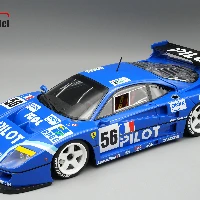 Ferrari F40 LM 1996 24H LM Pilot Pen Racing Driver M.Ferte /O.Thevenin /N.Loboissetier  Open Rear Trunck and engine part  Close with magnetic system
