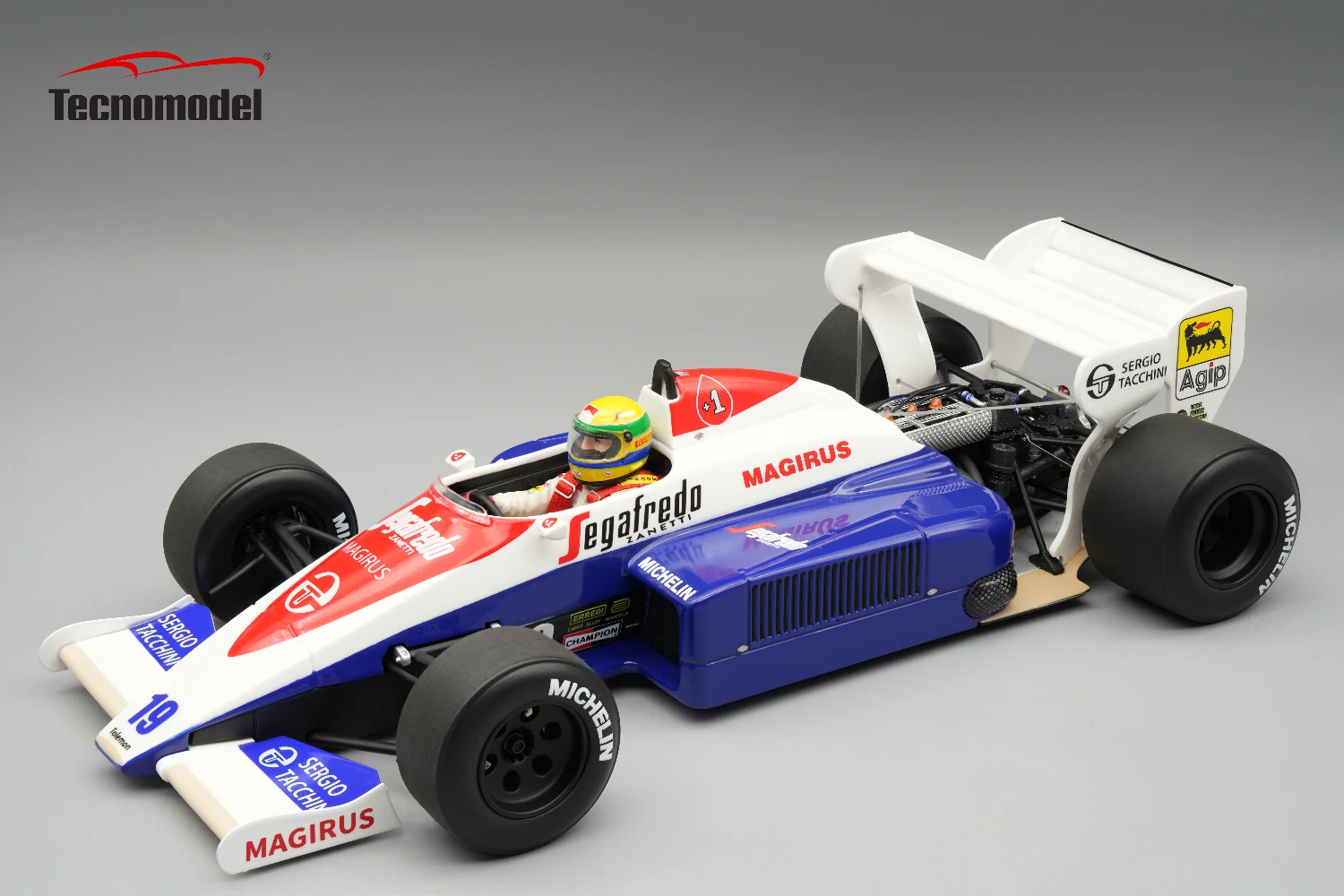 Toleman TG 184 1984 British GP Driver Ayrton Senna 