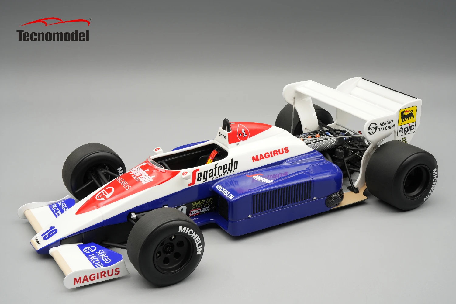 Toleman TG 184 1984 British GP Driver Ayrton Senna SHOWCASE INCLUDED