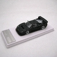  Ferrari F40 LM 1996 Press Version Matt Black Colour with Enkei Silver wheels